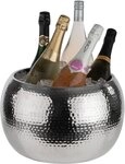 APS Wein- und Sektk&uuml;hler BIG BOWL, herausnehmbarer Tropfeinsatz, Edelstahl, &Oslash;...
