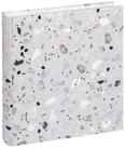 Walther Design Fotoalbum Buchalbum Terrazzo, buchgebundenes Album, laminierter