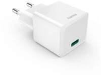 Hama Schnellladeger&auml;t, USB-C, PD/Qualcomm&reg;/GaN, Mini-Ladeger&auml;t, 30 W, Wei&szlig;