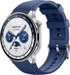 OnePlus Watch 2 Nordic Blue Edition Smartwatch (1,43 Zoll, Wear OS 4 + RTOS)