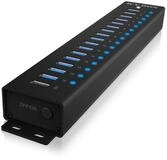 ICY BOX IB-HUB1717-U3 16+1 port USB Hub Netzwerk-Switch