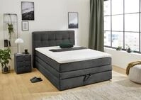 Jockenh&ouml;fer Gruppe Boxspringbett Amy in Cord, mit Bettkasten und Kaltschaum-Topper,