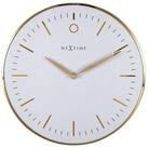 NEXTIME Wanduhr Nextime Wanduhr Small Glamour &Oslash; 30 cm wei&szlig;