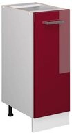 Vicco Apothekerschrank R-Line, Rot Hochglanz/Wei&szlig;, 30 cm ohne Arbeitsplatte...