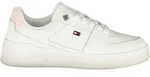 Tommy Hilfiger Equestrian Sneaker Wei&szlig;er Damen Sportschuh mit Kontrastdetails und 36