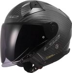 LS2 Motorradhelm OF603 Infinity II Carbon Jethelm, Notfallsystem-Polsterung
