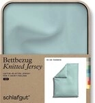 Schlafgut Bettbezug Premium Bettbezug Knitted Jersey (1 St), (1 St), Ton-in-Ton