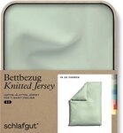 Schlafgut Bettbezug Premium Bettbezug Knitted Jersey (1 St), (1 St), Ton-in-Ton