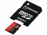 Transcend microSDHC-Karte 32GB Class 10 UHS-I Speicherkarte (inkl. SD-Adapter)