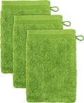 M&ouml;ve Waschhandschuh Waschhandschuh "Superwuschel" 3er-Pack, Frottier, Walk-Frottier