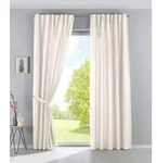 Gardinenbox Vorhang (2 St), verdecketeSchlaufen, transparent, Leinen-Optik,...