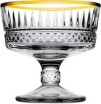 Pasabahce Eisschale Elysia Golden Touch 2er Pack Eis-Becher, Schale,