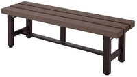 MCW Alu Gartenbank MCW-K60 WPC 120cm braun (90892) MCW Alu Gartenbank MCW-K60 WPC 120cm braun (90892)