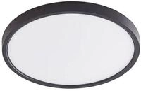 Lindby Deckenleuchten Pravin, LED, Kunststoff Schwarz warmwei&szlig; IP20, LED 23 W