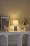 Pauleen Tischleuchte Glowing Hug max20W Blau/Beige 230V Stoff/Keramik, ohne