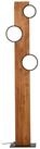 Brilliant Stehlampe Cheesy, Warmwei&szlig;, Cheesy LED Stehleuchte 140cm matt schwarz/holz