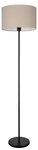 EGLO Stehlampe FENIGLIA Stehlampe, Stahl, Textil und Leinen, E27, Wohnzimmerlampe,
