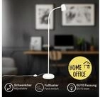 Briloner Leuchten LED Stehlampe Stehleuchte, wei&szlig;, 1xGU10/max. 9W exkl., ohne