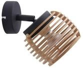 Lindby Wandleuchte Ediz, Holz Schwarz IP20, 1 x 10 W LED