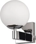 TRIO Leuchten Wandleuchte KULA, Badezimmer Wandlampe, exkl. 1x E14 max 10W, mit