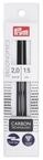 Prym Stricknadeln Strumpfstricknadel Ergonomics Carbon 2,00 mm 15 cm schwarz-wei&szlig; 5