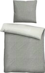 Biberna Wendebettw&auml;sche HERMAL Melange Flanell uni, kuschelig weich, Flanell, 2