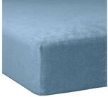 TRAUMSCHLAF Spannbettlaken Flausch Frottee, Frottier, Gummizug: Rundumgummi, (1