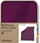 Schlafgut Bettbezug Premium Woven Satin, 100% Baumwolle, Fadendichte 300TC, (1...