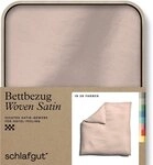 Schlafgut Bettbezug Premium Woven Satin, 100% Baumwolle, Fadendichte 300TC, (1...