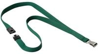 DURABLE Hinweisschild Textilband Soft Colour 15mm mit Karabiner 44cm dunkelgr&uuml;n