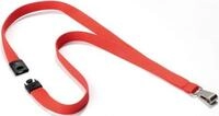 DURABLE Hinweisschild Textilband Soft Colour 15mm mit Karabiner 44cm hell orange