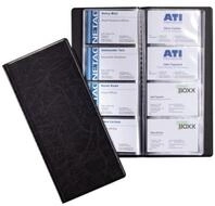 DURABLE Druckerband Visitenkartenalbum VISIFIX 24020 Karten Kunststoff schwarz 48