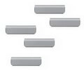 DURABLE Zeitungsst&auml;nder Zettelhalter DURAFIX&reg; CLIP - 60 x 17 mm, silber, sk,...