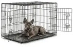 lionto Tiertransportbox faltbar mit Bodenwanne, schwarz, hygienisch mit...