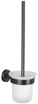 tesa WC-Garnitur WC-B&uuml;rstenhalter MOON - selbstklebender Halter und WC-B&uuml;rste im