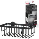 tesa Duschablage ALUXX BLACK Duschablage, einst&ouml;ckig und extra tief, Set...