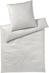 Elegante Bettw&auml;sche Solid Jersey, Mako-Satin, 2 teilig, angenehmes Hautgef&uuml;hl