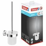 tesa WC-Reinigungsb&uuml;rste 1 x SMOOZ Toilettenb&uuml;rste, (Komplett-Set, 3-tlg), chrom -