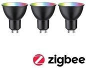 Paulmann LED-Leuchtmittel Smart 3er-Pack Reflektor schwarz matt 350lm 2200K-6500K