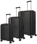 travelite Trolleyset MOOBY 3-teilig Reisekoffer Hartschale, 4 Rollen, (Set), mit
