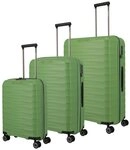 travelite Trolleyset MOOBY 3-teilig Reisekoffer Hartschale, 4 Rollen, (Set), mit