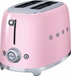 Smeg Toaster TSF01PKEU, 2 kurze Schlitze, f&uuml;r 2 Scheiben, 950 W