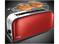 RUSSELL HOBBS Toaster Colours Plus+ Flame Red 21391-56, 1 langer Schlitz, 1000 W