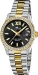 Lotus Chronograph Lotus Damenuhr Edelstahl silber gold, (Chronograph), Damen