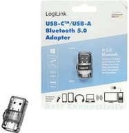LogiLink BT0054 Bluetooth-Adapter, Bluetooth 5.0, USB 3.2 USB-A und USB-C bis...