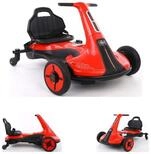 ES-Toys Elektro-Kinderauto Drift Cart, Belastbarkeit 60 kg, 12V 7Ah Akku,...