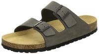 AFS-Schuhe 310082 Zweischnaller Pantolette f&uuml;r Herren mit Fu&szlig;bett, bequeme Sandalen