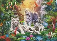 Ravensburger Verlag GmbH Puzzle Ravensburger, Familie der wei&szlig;en Tiger, 1000...