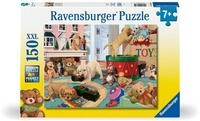Ravensburger Puzzle Verspielte Welpen, 150 Puzzleteile, Made in Germany