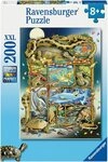 Ravensburger Puzzle Puzzle "Reptilien im Regal", 200 Teile, Puzzleteile